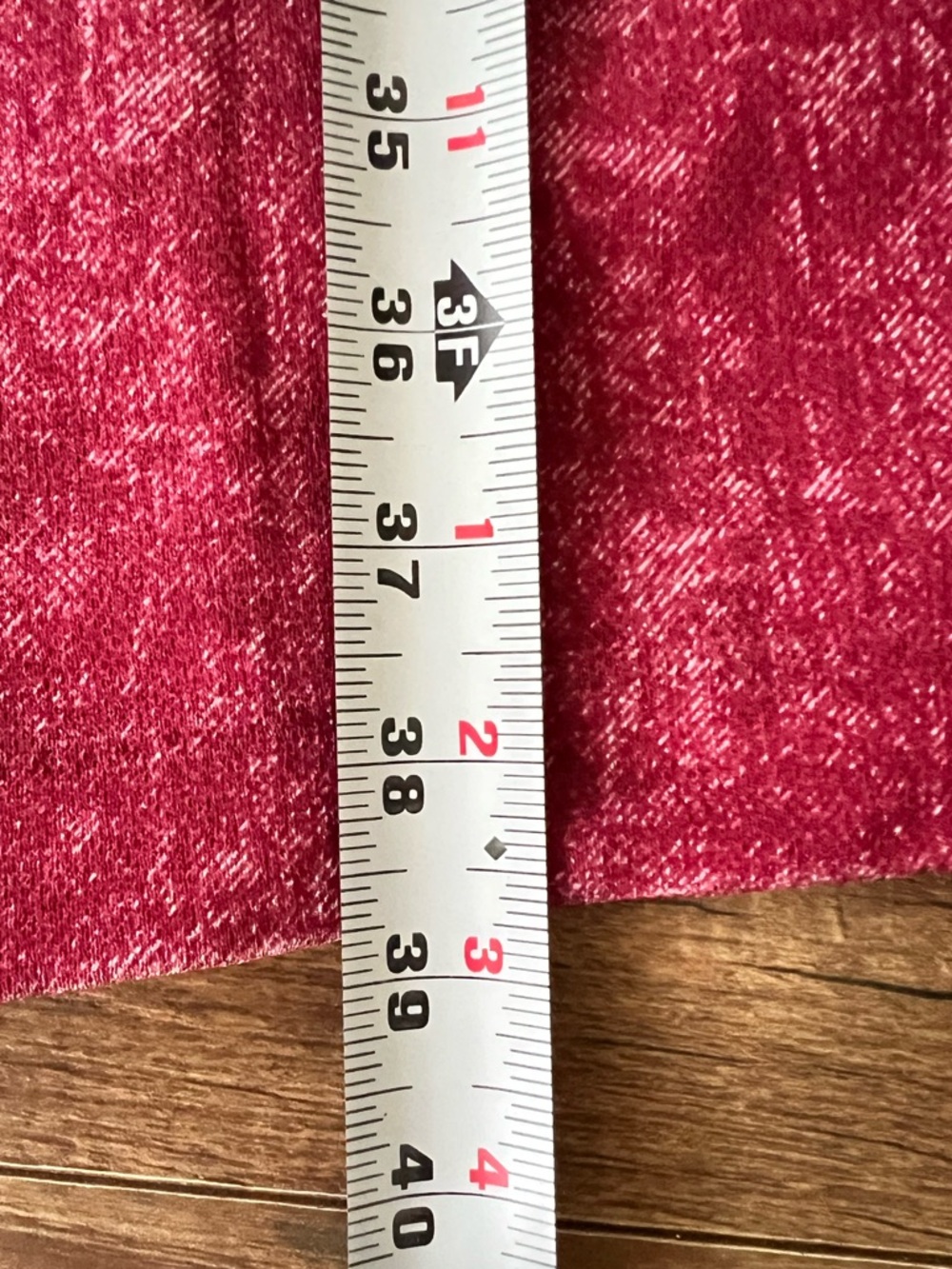 💎🗝️VINTAGE🗝️💎 Red Marled Straight Leg Pants - Picture 5 of 7
